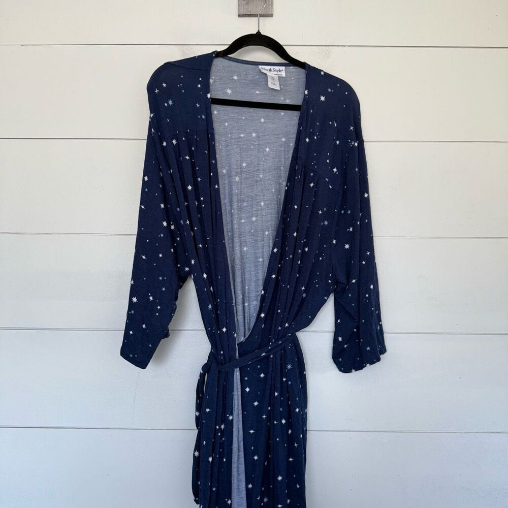 Northstyle Women’s 2X Navy Blue Star Robe
